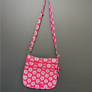 Vera Bradley Pink Floral Crossbody Bag